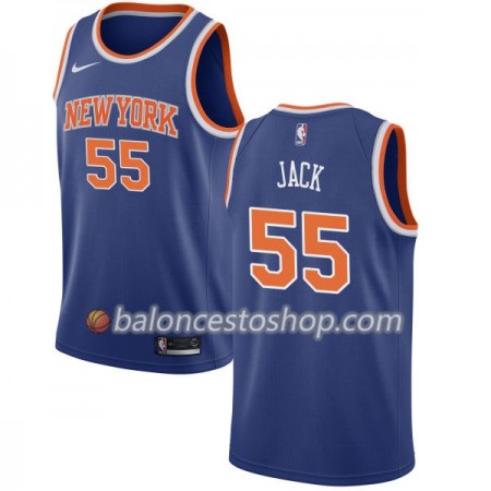 Camiseta Hombre NBA New York Knicks Jarrett Jack 55 Nike 2017-18 Azul Swingman